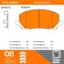 MPA 1000-0884M QB Semi-Metallic Brake Pads