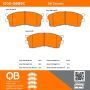 MPA 1000-0889C QB Ceramic Brake Pads