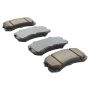 MPA 1000-0904M QB Semi-Metallic Brake Pads