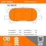 MPA 1000-0996M QB Semi-Metallic Brake Pads