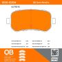 MPA 1000-1021M QB Semi-Metallic Brake Pads