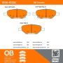 MPA 1000-1033C QB Ceramic Brake Pads
