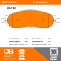 MPA 1000-1068M QB Semi-Metallic Brake Pads