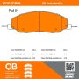 MPA 1000-1081M QB Semi-Metallic Brake Pads