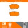 MPA 1000-1180M QB Semi-Metallic Brake Pads