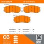MPA 1000-1264M QB Semi-Metallic Brake Pads