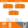 MPA 1000-1275M QB Semi-Metallic Brake Pads