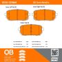 MPA 1000-1296M QB Semi-Metallic Brake Pads