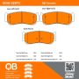 MPA 1000-1297C QB Ceramic Brake Pads