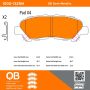 MPA 1000-1325M QB Semi-Metallic Brake Pads
