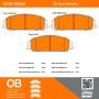 MPA 1000-1351M QB Semi-Metallic Brake Pads