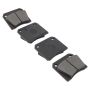 MPA 1001-0009C Quality-Built Premium Ceramic Brake Pads