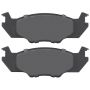 MPA 1001-0158M Quality-Built Premium Semi-Metallic Brake Pads