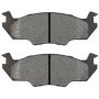 MPA 1001-0158M Quality-Built Premium Semi-Metallic Brake Pads
