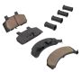 MPA 1001-0215M Quality-Built Premium Semi-Metallic Brake Pads w/ Hardware