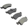MPA 1001-0220M Quality-Built Premium Semi-Metallic Brake Pads