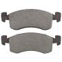 MPA 1001-0220M Quality-Built Premium Semi-Metallic Brake Pads