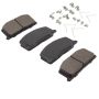 MPA 1001-0242M Quality-Built Premium Semi-Metallic Brake Pads w/ Hardware