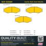MPA 1001-0266M Quality-Built Premium Semi-Metallic Brake Pads w/ Hardware