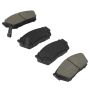 MPA 1001-0276M Quality-Built Premium Semi-Metallic Brake Pads