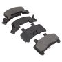MPA 1001-0289M Quality-Built Premium Semi-Metallic Brake Pads