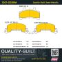 MPA 1001-0289M Quality-Built Premium Semi-Metallic Brake Pads