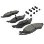 MPA 1001-0324M Quality-Built Premium Semi-Metallic Brake Pads w/ Hardware