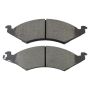 MPA 1001-0324M Quality-Built Premium Semi-Metallic Brake Pads w/ Hardware