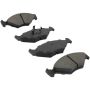 MPA 1001-0350M Quality-Built Premium Semi-Metallic Brake Pads