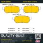 MPA 1001-0374C Quality-Built Premium Ceramic Brake Pads w/ Hardware