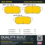 MPA 1001-0374M Quality-Built Premium Semi-Metallic Brake Pads w/ Hardware