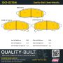 MPA 1001-0376M Quality-Built Premium Semi-Metallic Brake Pads w/ Hardware