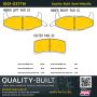 MPA 1001-0377M Quality-Built Premium Semi-Metallic Brake Pads w/ Hardware