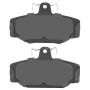 MPA 1001-0391M Quality-Built Premium Semi-Metallic Brake Pads w/ Hardware