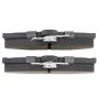 MPA 1001-0391M Quality-Built Premium Semi-Metallic Brake Pads w/ Hardware