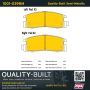 MPA 1001-0398M Quality-Built Premium Semi-Metallic Brake Pads w/ Hardware