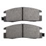 MPA 1001-0398M Quality-Built Premium Semi-Metallic Brake Pads w/ Hardware