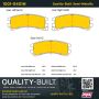 MPA 1001-0401M Quality-Built Premium Semi-Metallic Brake Pads w/ Hardware