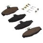MPA 1001-0413M Quality-Built Premium Semi-Metallic Brake Pads w/ Hardware