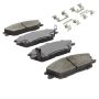 MPA 1001-0440M Quality-Built Premium Semi-Metallic Brake Pads w/ Hardware