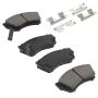 MPA 1001-0451M Quality-Built Premium Semi-Metallic Brake Pads w/ Hardware