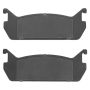 MPA 1001-0458C Quality-Built Premium Ceramic Brake Pads w/ Hardware