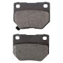 MPA 1001-0461AM Quality-Built Premium Semi-Metallic Brake Pads