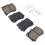 MPA 1001-0466M Quality-Built Premium Semi-Metallic Brake Pads w/ Hardware