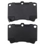 MPA 1001-0466M Quality-Built Premium Semi-Metallic Brake Pads w/ Hardware