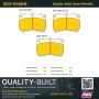 MPA 1001-0466M Quality-Built Premium Semi-Metallic Brake Pads w/ Hardware