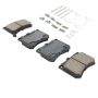 MPA 1001-0473M Quality-Built Premium Semi-Metallic Brake Pads w/ Hardware