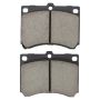 MPA 1001-0473M Quality-Built Premium Semi-Metallic Brake Pads w/ Hardware