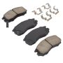 MPA 1001-0484M Quality-Built Premium Semi-Metallic Brake Pads w/ Hardware