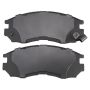 MPA 1001-0484M Quality-Built Premium Semi-Metallic Brake Pads w/ Hardware